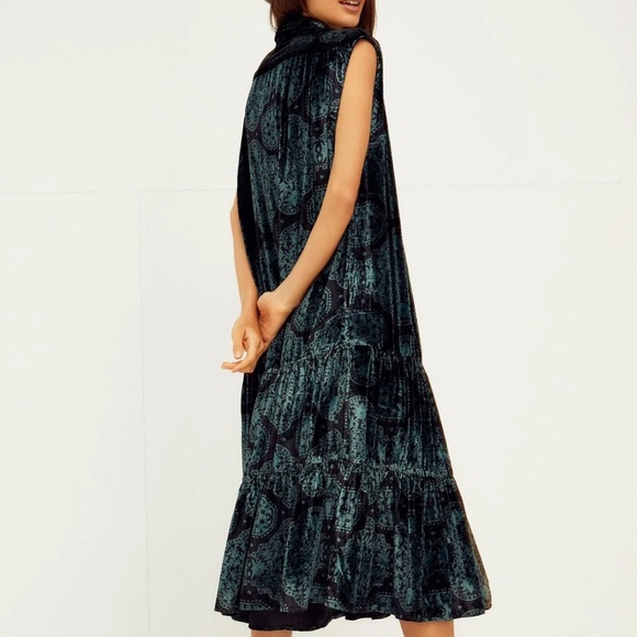 NWT Free People On My Mind Velvet Maxi Top - Picture 5 of 13